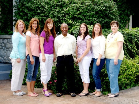 Left to Right: Jill, Carlene, Tarilee, Isaac, Amy, Megan, Cindy (not pictured - Linda)